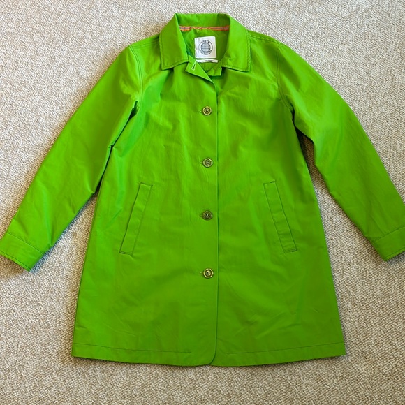 Urban Outfitters Lime Green Jacket Trench Coat in Size XS - Picture 1 of 5